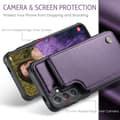 Miniatyrbild 6 av 6: CASEME Samsung Galaxy S25 Skal RFID Kickstand Lila