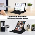 Miniatyrbild 2 av 6: Samsung Galaxy Tab S10 Plus Fodral 360° Rotation Svart