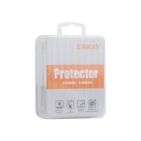 ENKAY Galaxy A56 5G/A36 5G Linsskydd Härdat Glas Silver