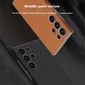 Miniatyrbild 2 av 6: GKK Samsung Galaxy S25 Ultra Skal Skin Touch Kolfiber Textur