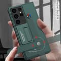 Miniatyrbild 2 av 6: GKK Galaxy S25 Ultra Fodral Kickstand Läder Röd