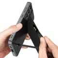 Miniatyrbild 2 av 6: GKK Galaxy S25 Skal Kickstand Med Korthållare Kolfiber Textur