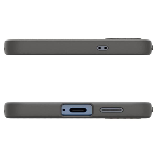 Spigen Galaxy S25 Plus Skal Liquid Air Marble Grey