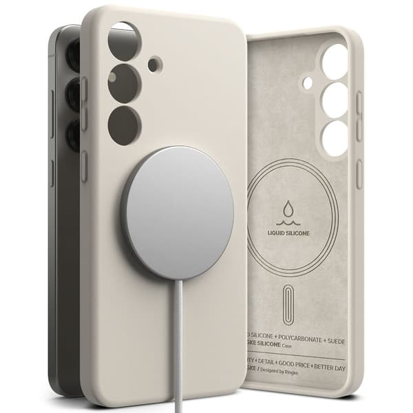 Ringke Galaxy S25 Plus Skal MagSafe Silicone Stone