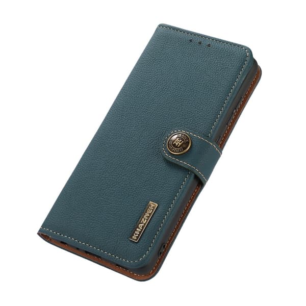 KHAZNEH Samsung Galaxy S25 Ultra Fodral Äkta Läder Grön