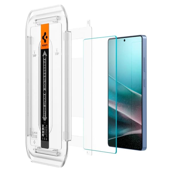 Spigen Galaxy S25 Ultra 2-PACK GLAS.tR "Ez Fit" Skärmskydd