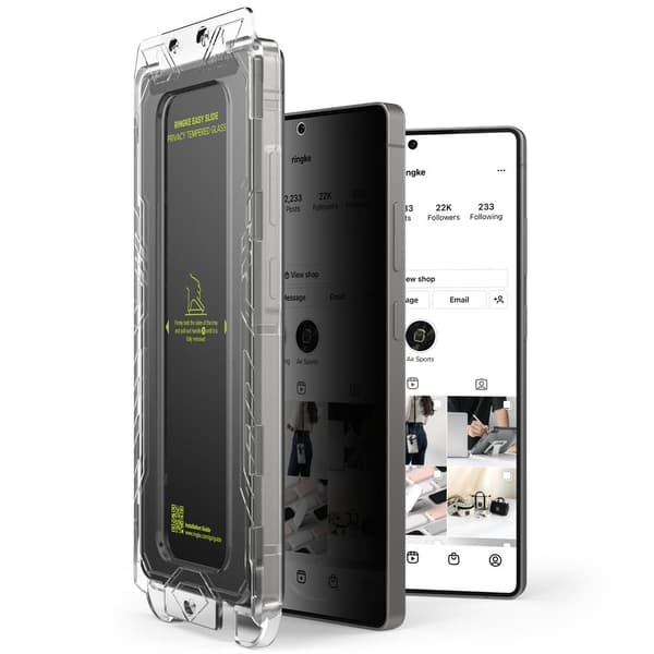 Ringke Galaxy S25 Ultra 2-PACK Easy Slide Skärmskydd Privacy