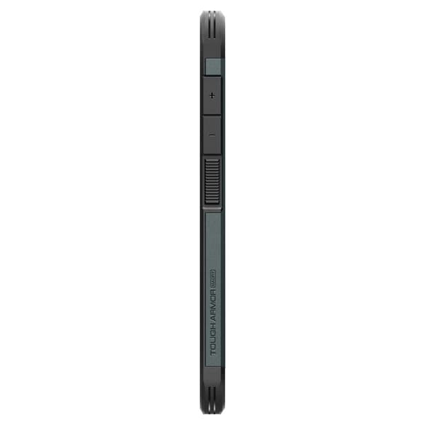 Spigen Galaxy S25 Skal MagSafe Tough Armor Abyss Green