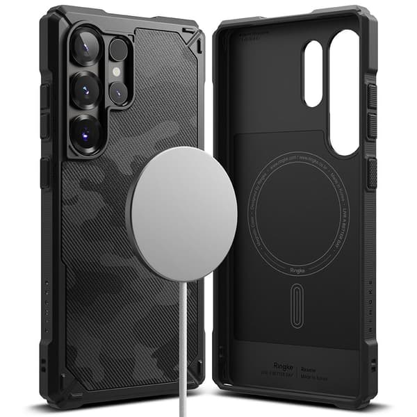 Ringke Galaxy S25 Ultra Skal MagSafe Rugged Gear Camo Svart