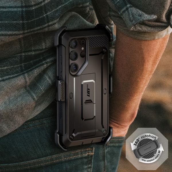 Supcase Galaxy S25 Ultra Skal 2-SET Unicorn Beetle Pro Svart