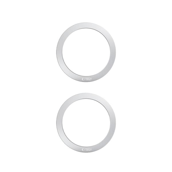 Tech-Protect 2-PACK Magnetisk MagSafe Ring Silver