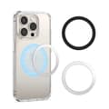 Miniatyrbild 3 av 6: Tech-Protect 2-PACK Magnetisk MagSafe Ring Silver/Svart