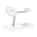 Miniatyrbild 3 av 6: Tech-Protect 3in1 15W Trådlös Magnetisk MagSafe Laddare Vit