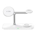 Miniatyrbild 4 av 6: Tech-Protect 3in1 15W Trådlös Magnetisk MagSafe Laddare Vit