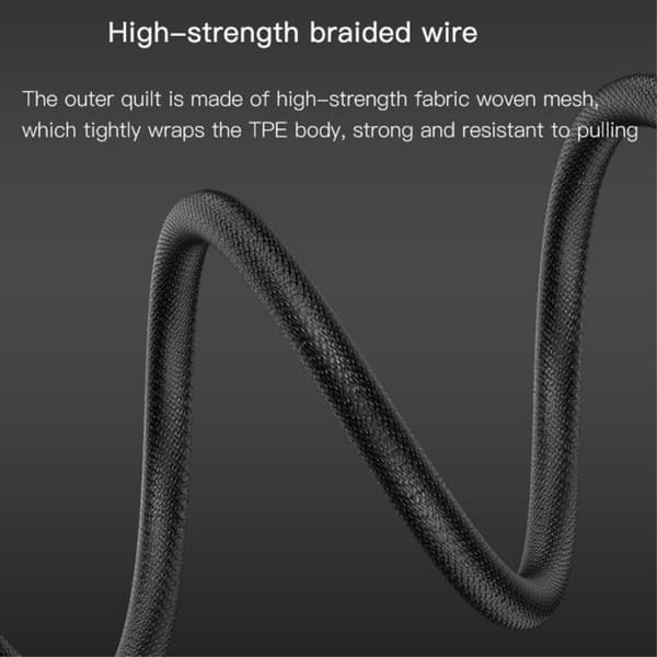 YESIDO USB-C Hane - USB-A Hona Adapter Kabel Svart