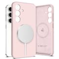 Miniatyrbild 1 av 4: Tech-Protect Galaxy S25 Skal MagSafe Liquid Silicone Pearl