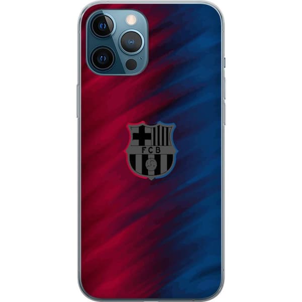 Apple iPhone 12 Pro Max Gennemsigtig cover FC Barcelona