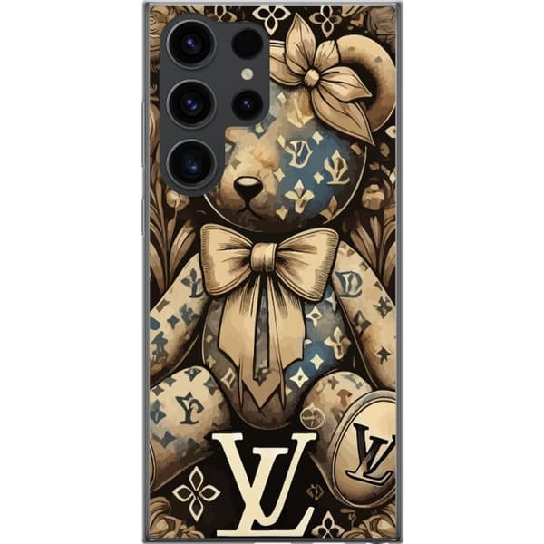 Samsung Galaxy S24 Ultra Genomskinligt Skal LV Teddy