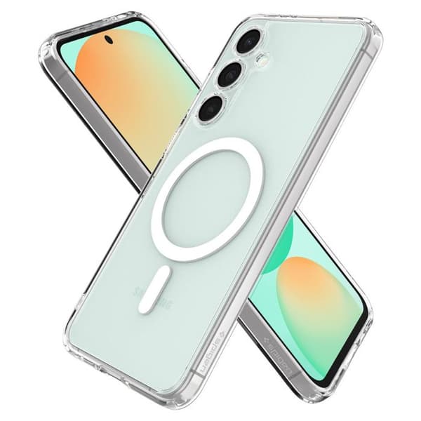 Coque för Samsung Galaxy S24 FE - Spigen Ultra Hybride MagSafe - Vit