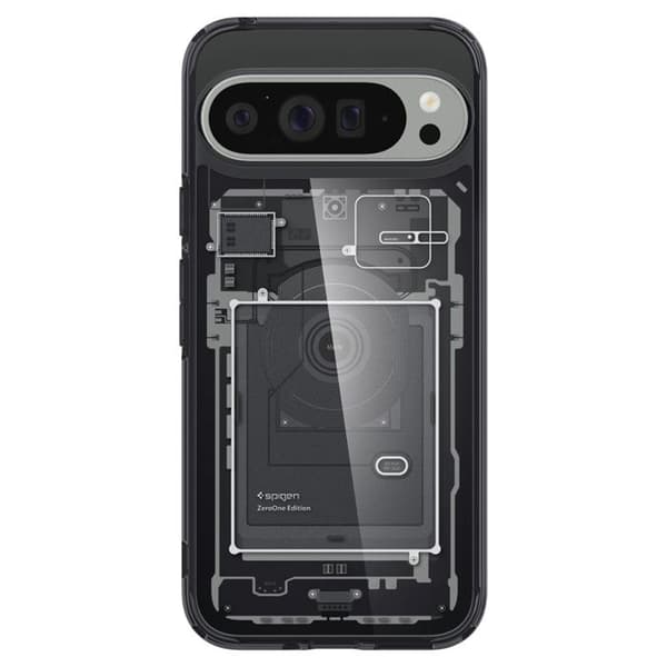 Coque för Google Pixel 9 Pro XL - Spigen Ultra Hybrid Zero One - Matt svart