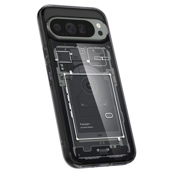 Coque för Google Pixel 9 Pro XL - Spigen Ultra Hybrid Zero One - Matt svart