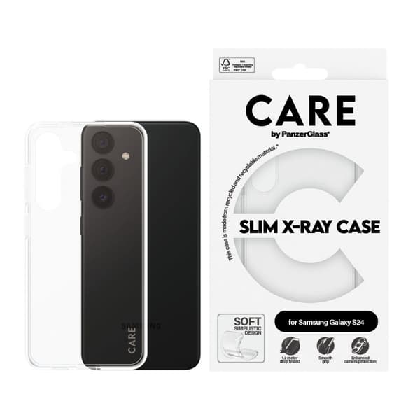 Mobilfodral Panzer Glass 1960 Transparent Samsung Galaxy S24