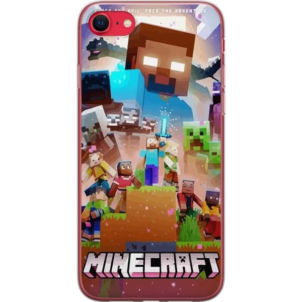 Apple iPhone SE (2020) Gjennomsiktig deksel Minecraft
