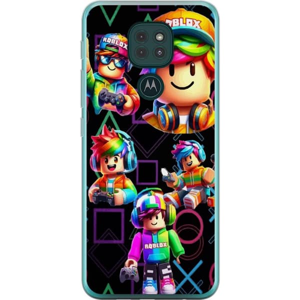 Motorola Moto G9 Play Gennemsigtig cover Roblox