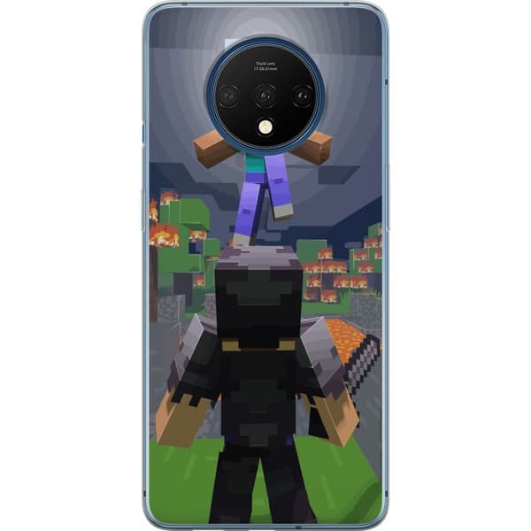 OnePlus 7T Gjennomsiktig deksel Minecraft
