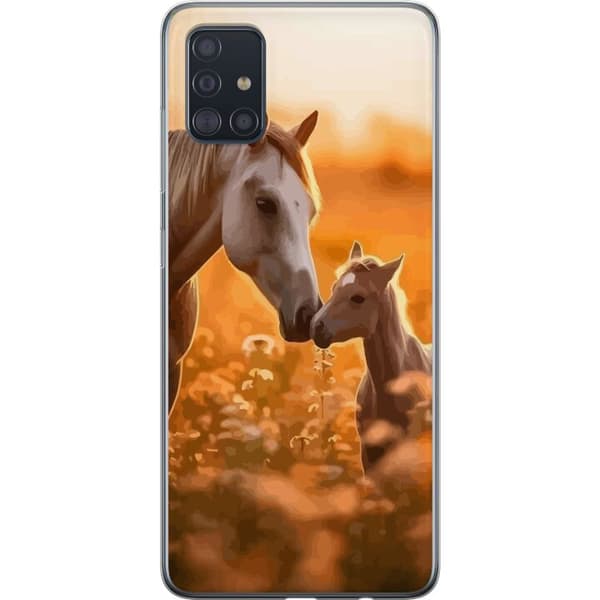 Samsung Galaxy A51 Gjennomsiktig deksel Hester