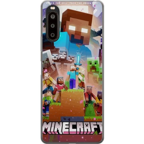Sony Xperia 10 II Läpinäkyvä kuori Minecraft