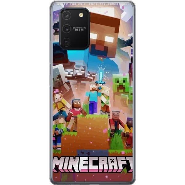 Samsung Galaxy S10 Lite Gjennomsiktig deksel Minecraft