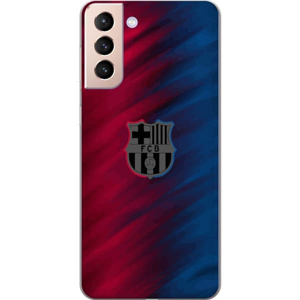 Samsung Galaxy S21 Genomskinligt Skal FC Barcelona