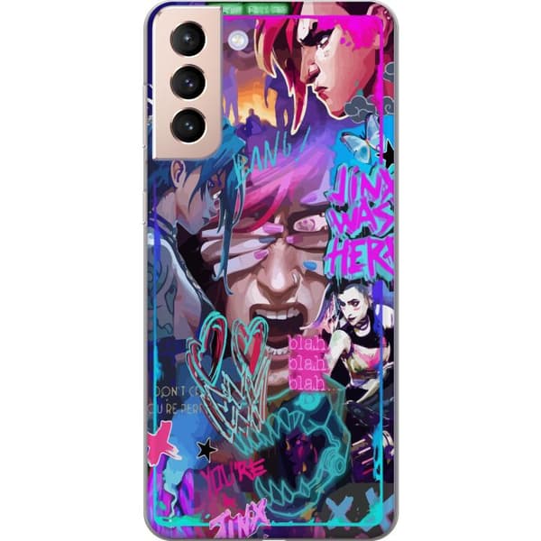 Samsung Galaxy S21 Läpinäkyvä kuori Arcane