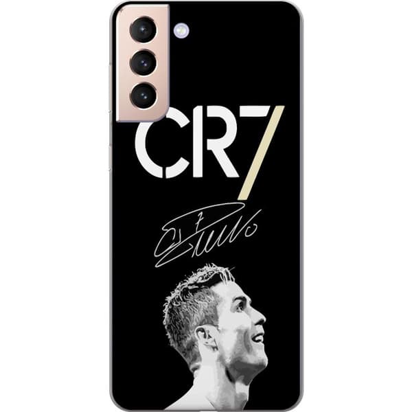 Samsung Galaxy S21 Genomskinligt Skal CR7 Ronaldo