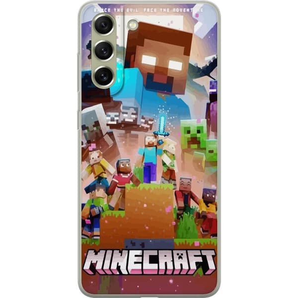 Samsung Galaxy S21 FE 5G Gjennomsiktig deksel Minecraft