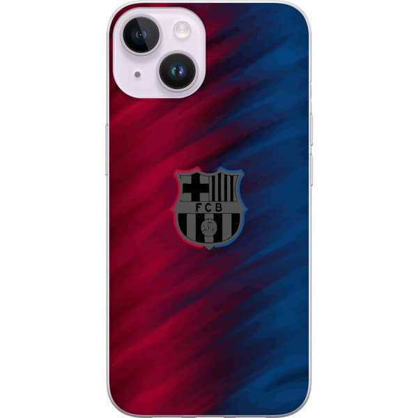 Apple iPhone 14 Gennemsigtig cover FC Barcelona