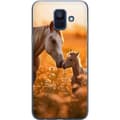 Pikkukuva 1 / 3: Samsung Galaxy A6 (2018) Läpinäkyvä kuori Hevoset