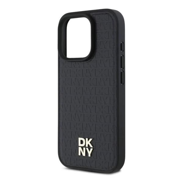 Coque bak för iPhone 16 Pro Kompatibel med MagSafe DKNY Svart