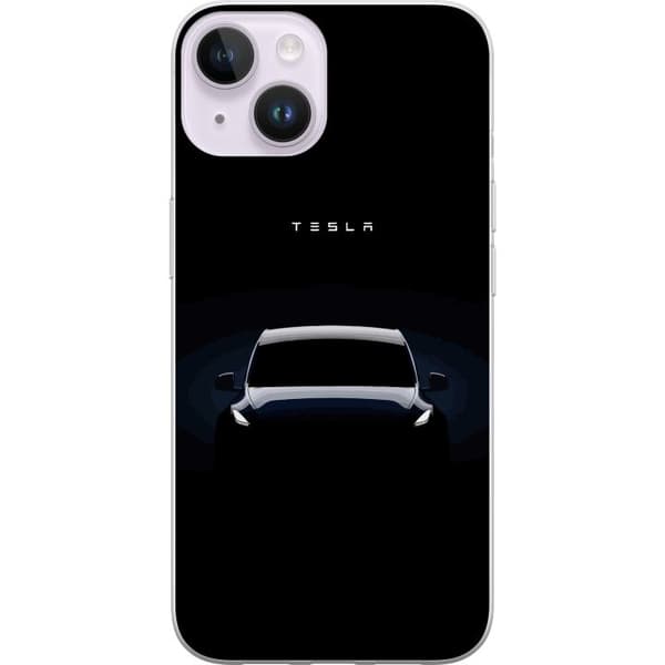 Apple iPhone 14 Plus Genomskinligt Skal Tesla