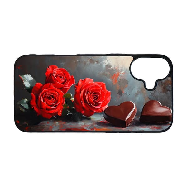 Valentinsdag Oliemaleri iPhone 16 Plus Mobiltelefon Dække