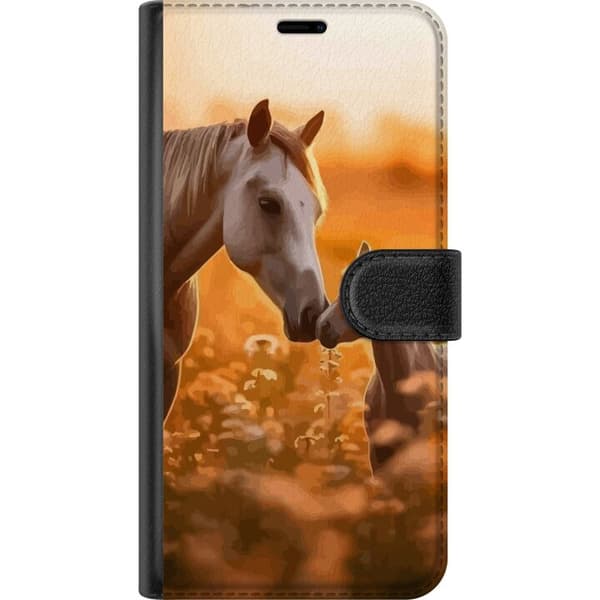 Google Pixel 6a Plånboksfodral Hästar