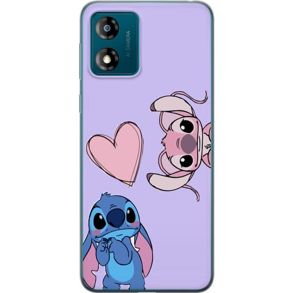 Motorola Moto E13 Läpinäkyvä kuori stich