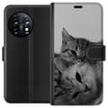 Pikkukuva 1 / 3: OnePlus 11 Lompakkokotelo Kissan Sydän