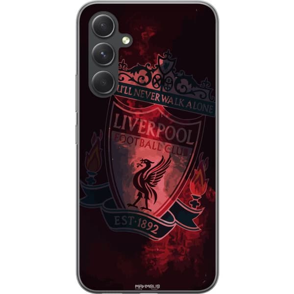 Samsung Galaxy S24+ Läpinäkyvä kuori Liverpool