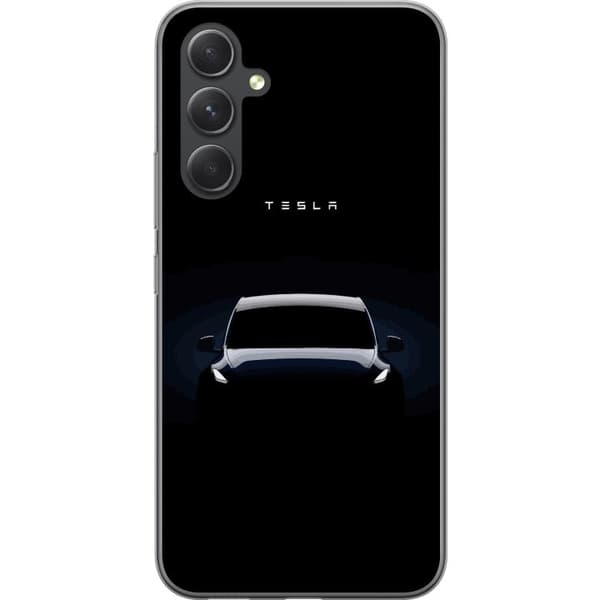 Samsung Galaxy S24 FE Gennemsigtig cover Tesla
