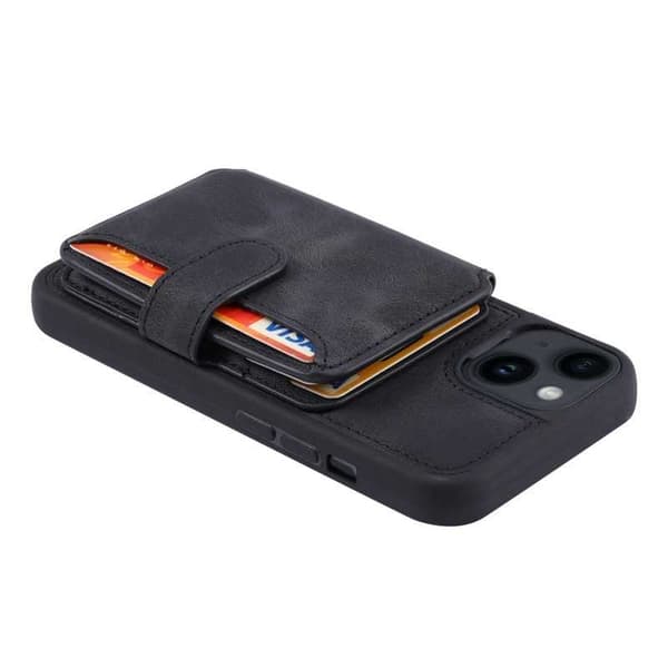 iPhone 16 Stöttåligt Premium Skal RFID 7-FACK Solid V6 Nordcell™ svart