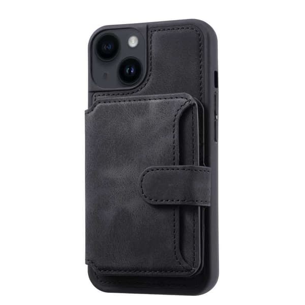 iPhone 16 Stöttåligt Premium Skal RFID 7-FACK Solid V6 Nordcell™ svart