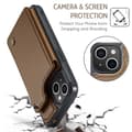 Miniatyrbild 4 av 9: CaseMe Stöttåligt Skal Korthållare Stativ 4-Fack iPhone 16 Brun