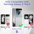 Miniatyrbild 2 av 6: Samsung Z Flip 6 Stöttåligt Skal med Förstärkta Hörn